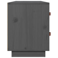 Thumbnail for Schuhbank Grau 100x34x45 cm Massivholz Kiefer