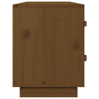 Thumbnail for Schuhbank Honigbraun 100x34x45 cm Massivholz Kiefer