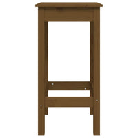 Thumbnail for Barstühle 2 Stk. Honigbraun 40x40x78 cm Massivholz Kiefer