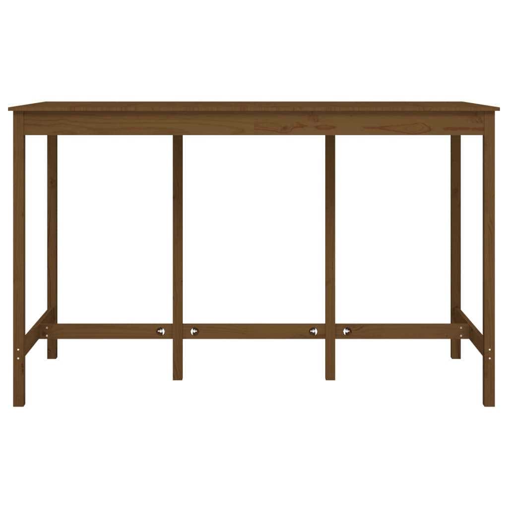 Bartisch Honigbraun 180x80x110 cm Massivholz Kiefer