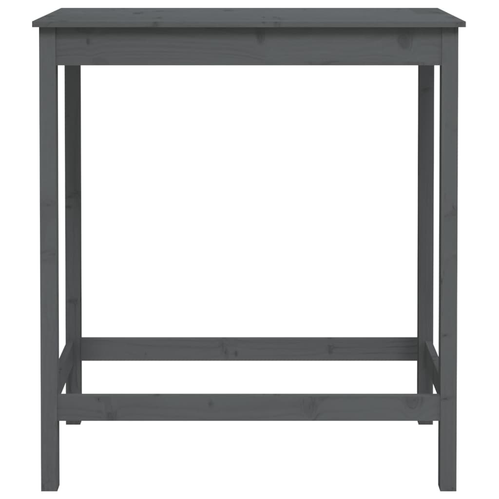 5-tlg. Bar-Set Grau Massivholz Kiefer