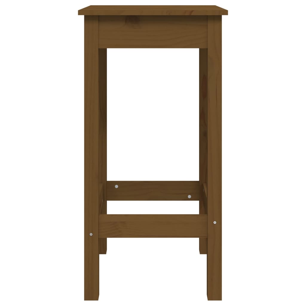 5-tlg. Bar-Set Honigbraun Massivholz Kiefer