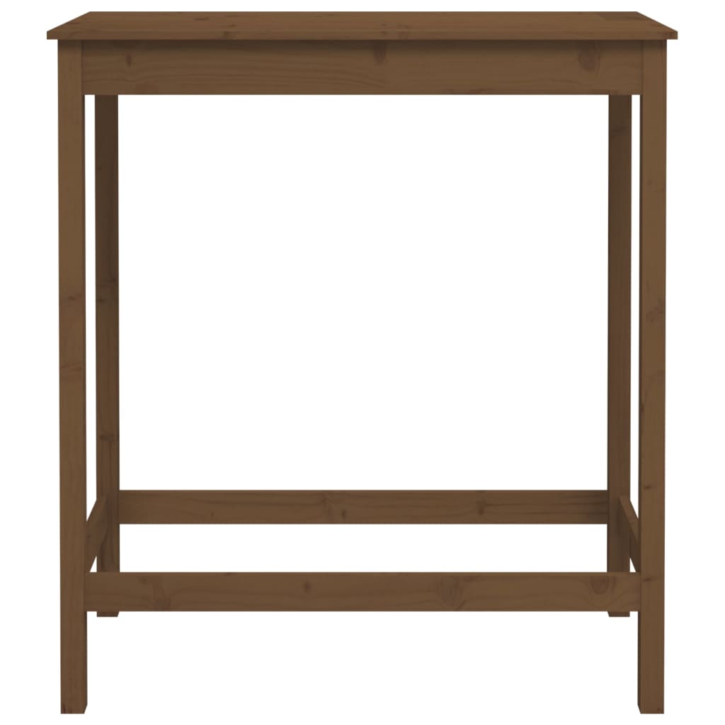 5-tlg. Bar-Set Honigbraun Massivholz Kiefer