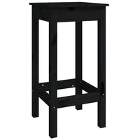 Thumbnail for 7-tlg. Bar-Set Schwarz Massivholz Kiefer
