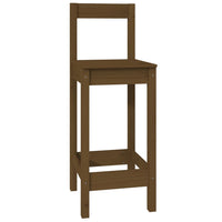 Thumbnail for 7-tlg. Bar-Set Honigbraun Massivholz Kiefer