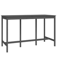 Thumbnail for 9-tlg. Bar-Set Grau Massivholz Kiefer