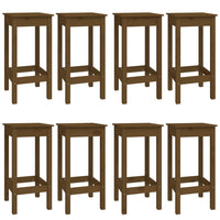 Thumbnail for 9-tlg. Bar-Set Honigbraun Massivholz Kiefer