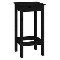 Thumbnail for 9-tlg. Bar-Set Schwarz Massivholz Kiefer
