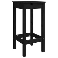 Thumbnail for 3-tlg. Bar-Set Schwarz Massivholz Kiefer