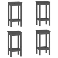 Thumbnail for 5-tlg. Bar-Set Grau Massivholz Kiefer