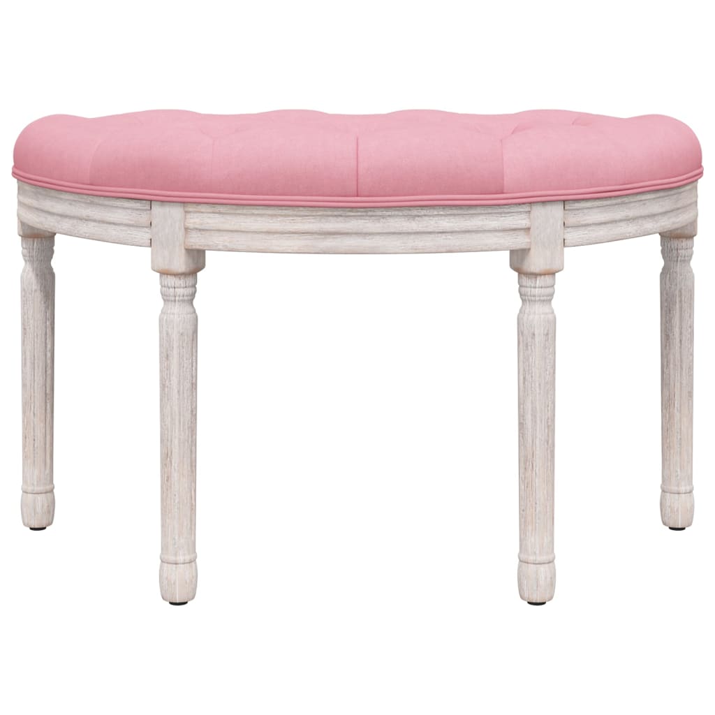 Sitzbank Rosa 81,5x41x49 cm Samt