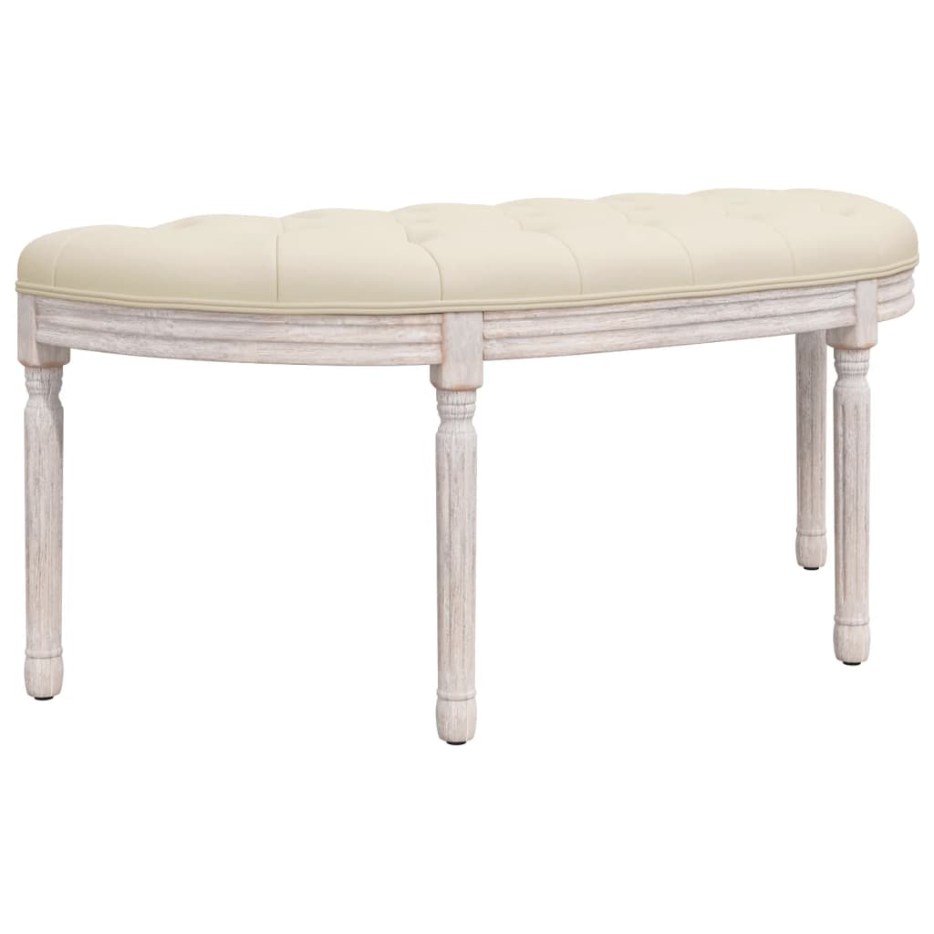 Sitzbank 110,5x45x49 cm Stoff