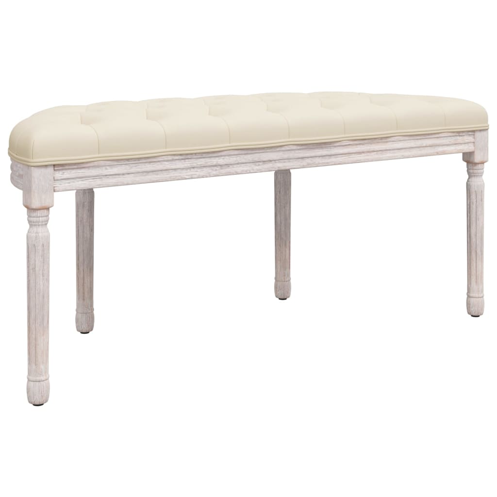 Sitzbank 110,5x45x49 cm Stoff