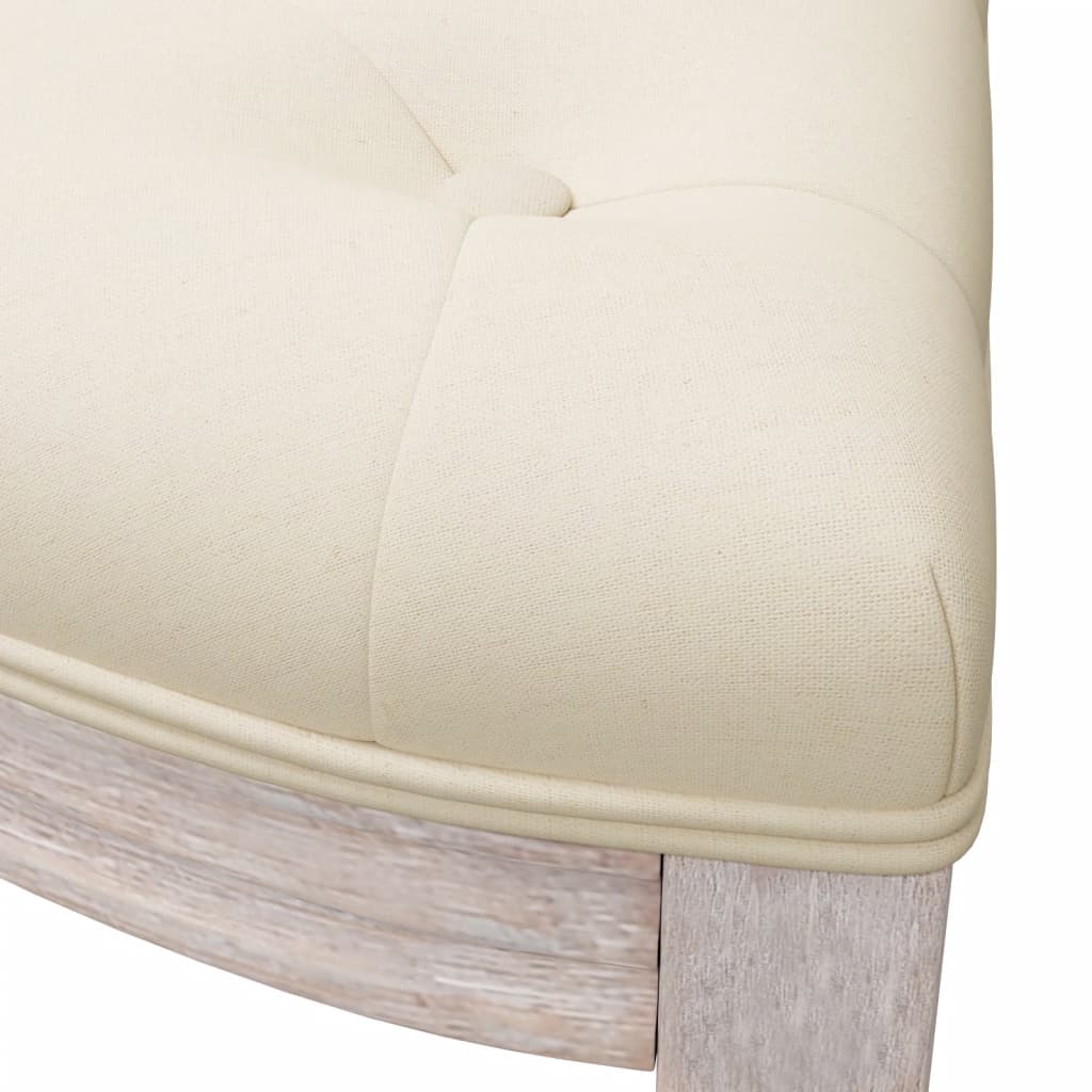 Sitzbank 110,5x45x49 cm Stoff