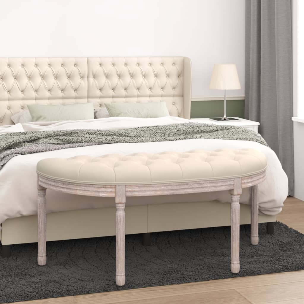 Sitzbank 110,5x45x49 cm Stoff