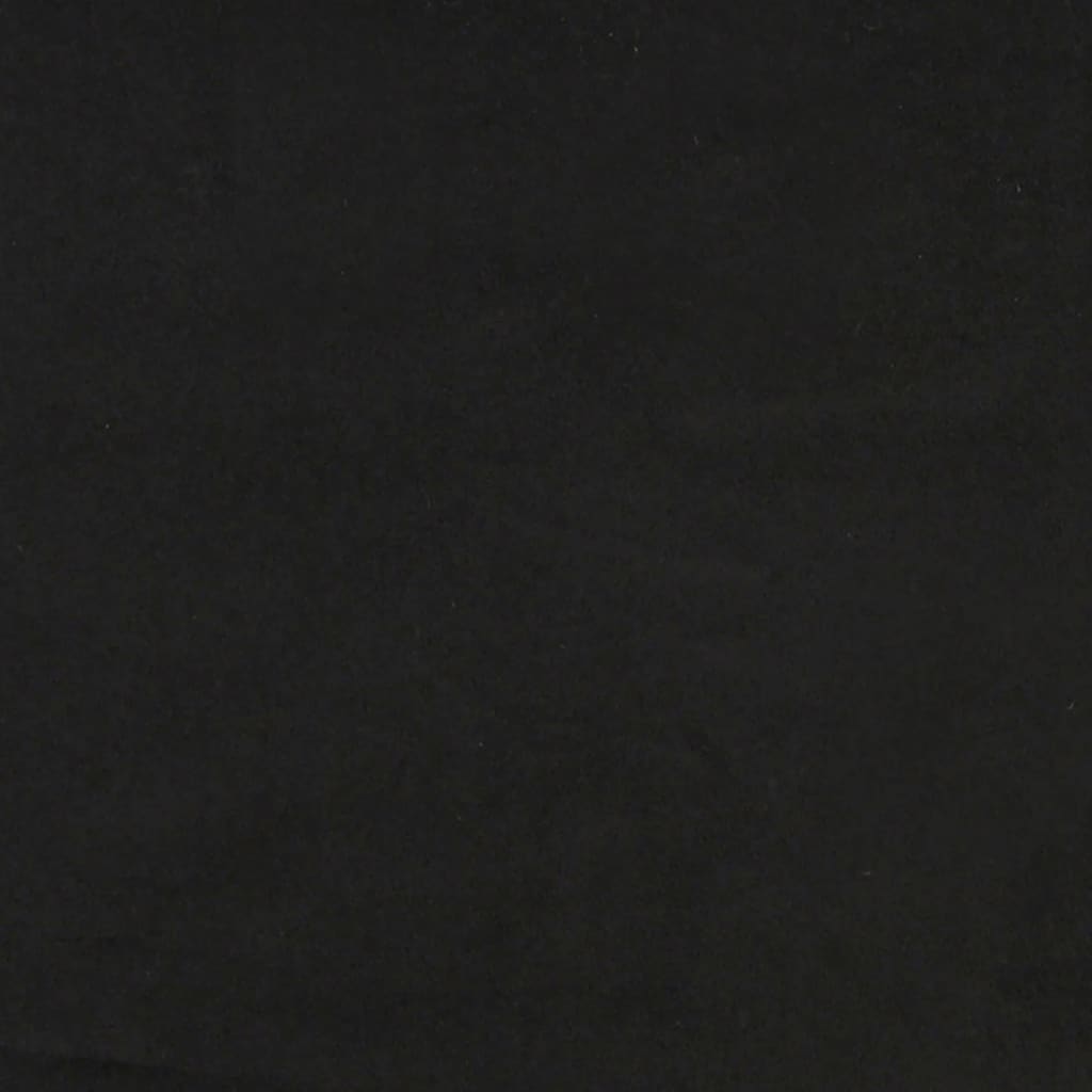 Sitzbank Schwarz 110,5x45x49 cm Samt