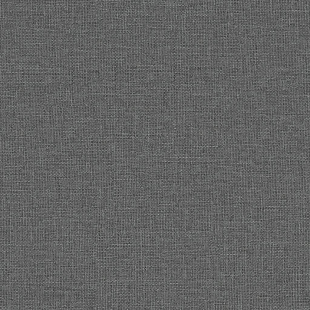 Sitzbank Dunkelgrau 110x40x70 cm Stoff