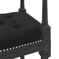 Thumbnail for Sitzbank Schwarz 110x40x70 cm Samt