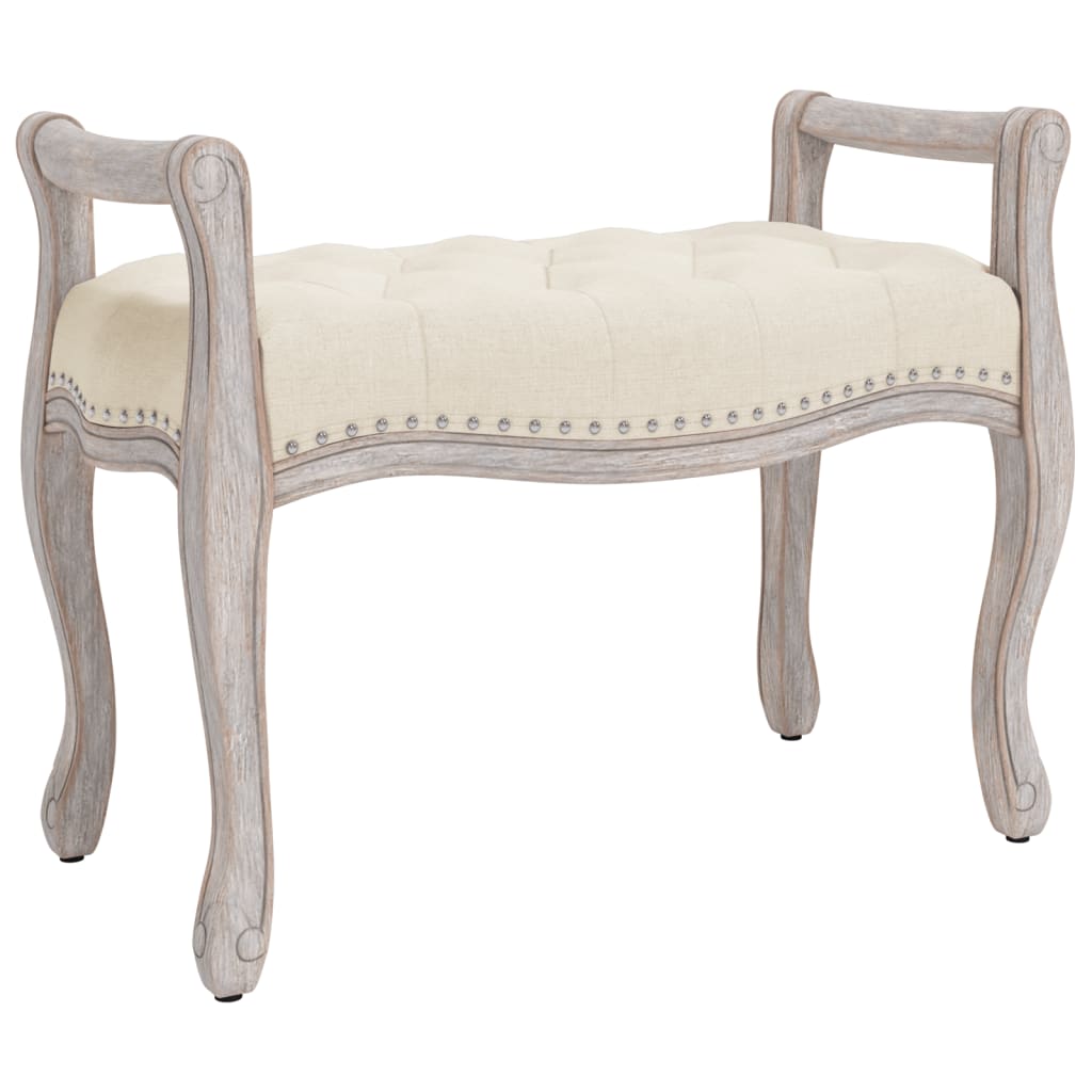 Sitzbank 80x45x60 cm Stoff