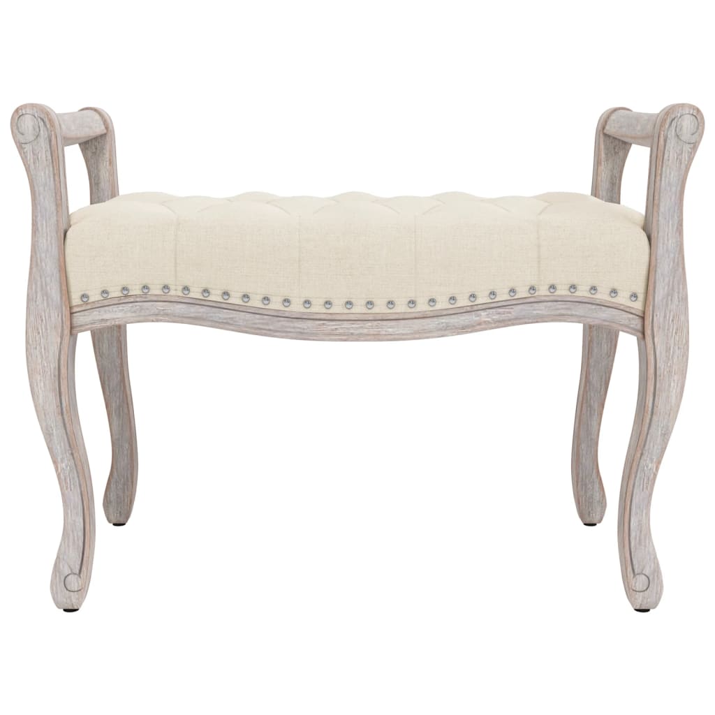 Sitzbank 80x45x60 cm Stoff