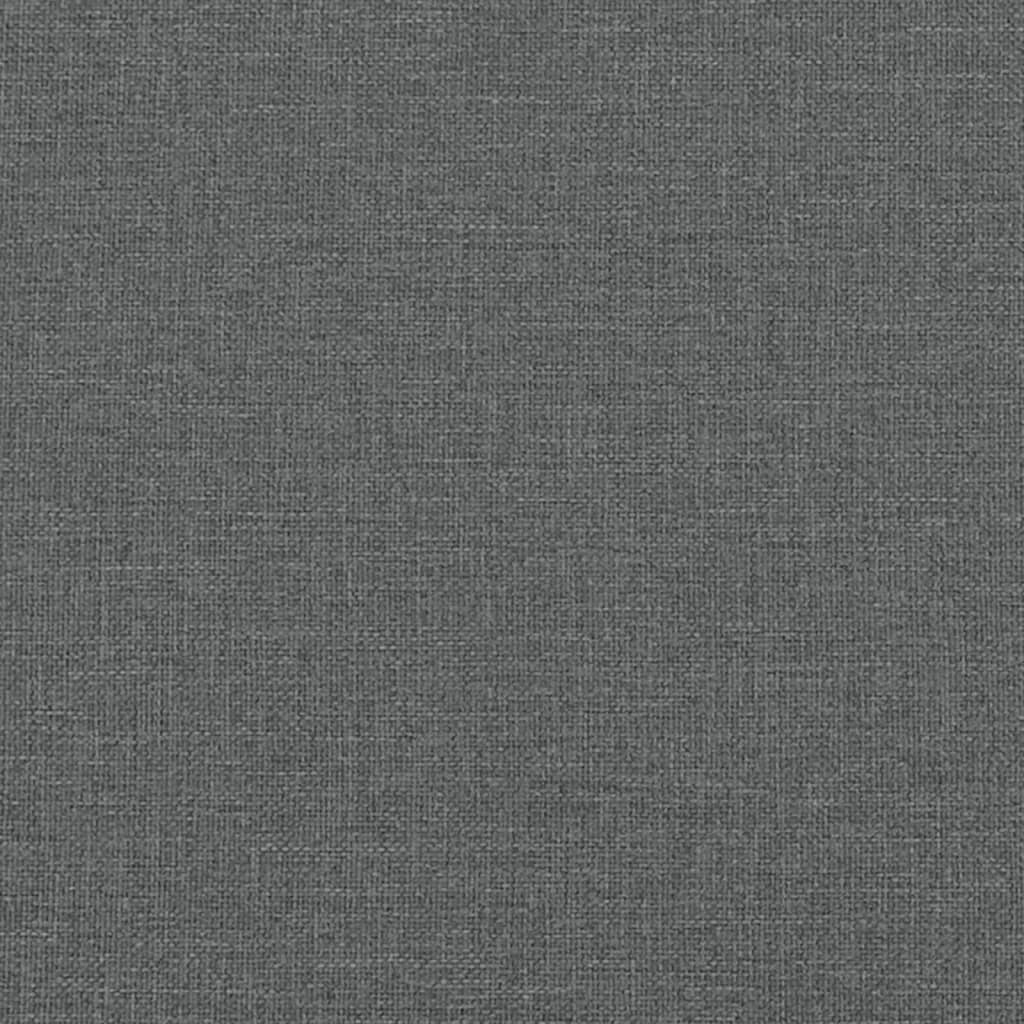 Sitzbank Dunkelgrau 80x45x60 cm Stoff