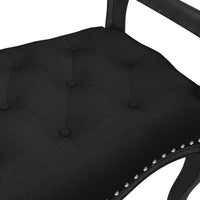 Thumbnail for Sitzbank Schwarz 80x45x60 cm Samt