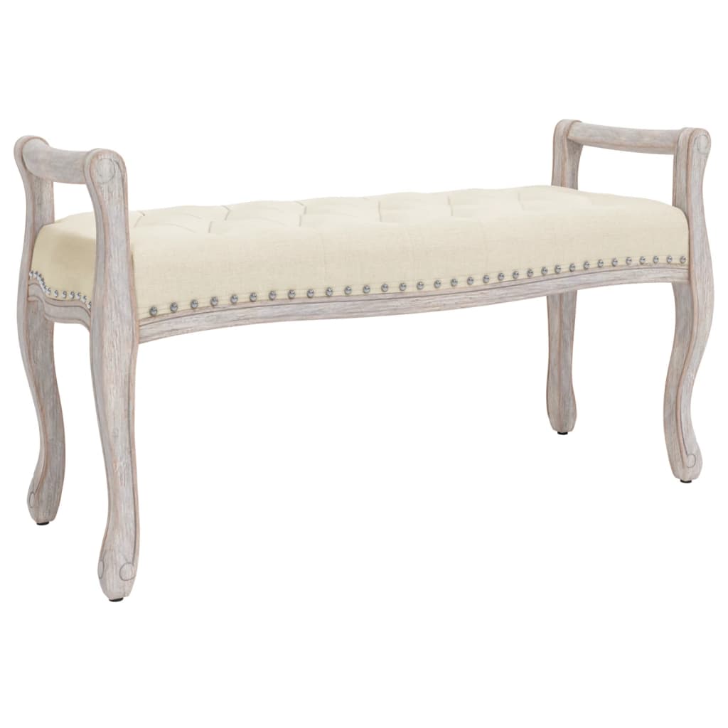 Sitzbank 110x45x60 cm Stoff