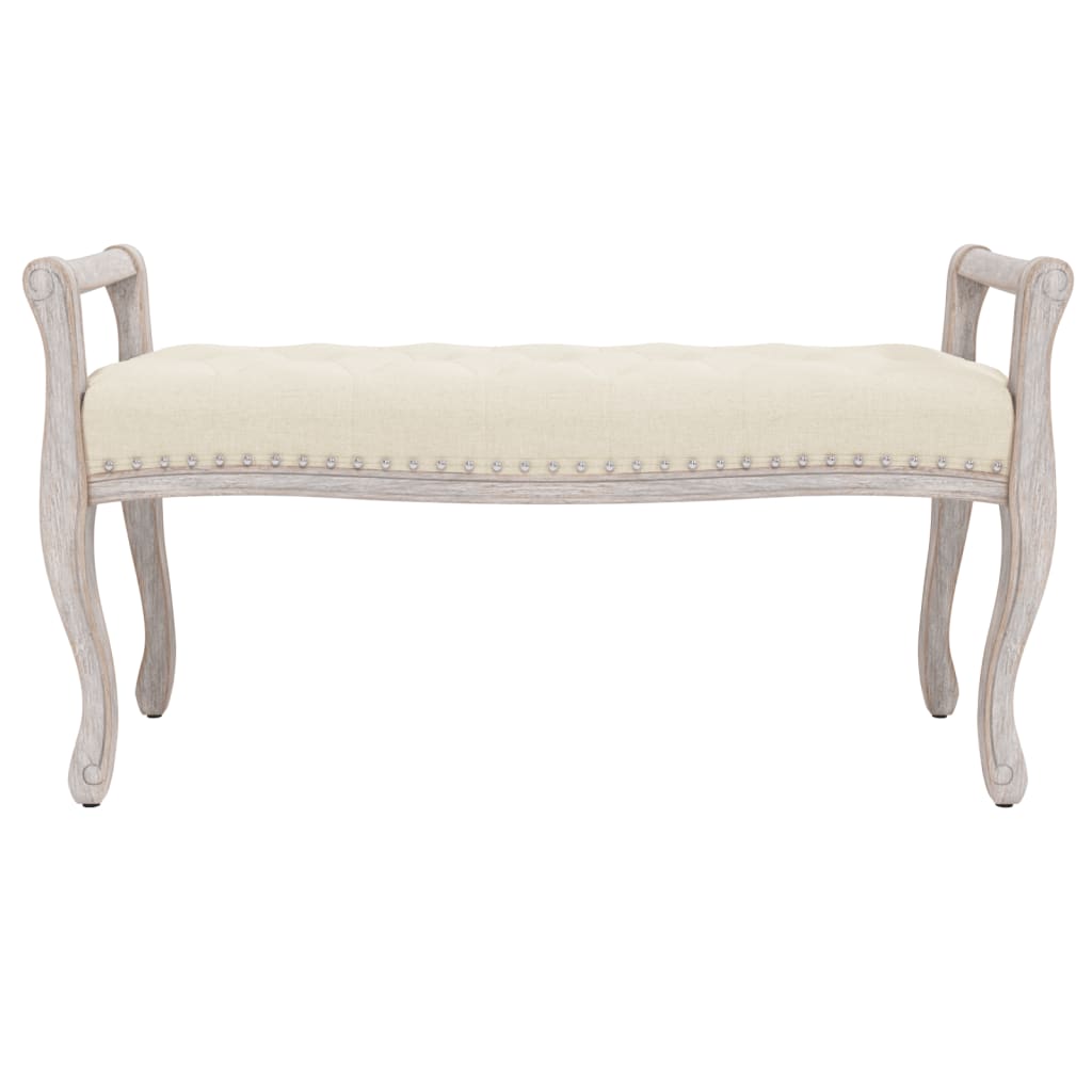 Sitzbank 110x45x60 cm Stoff