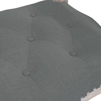 Thumbnail for Sitzbank Dunkelgrau 110x45x60 cm Stoff
