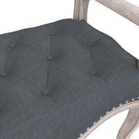 Thumbnail for Sitzbank Dunkelgrau 110x45x60 cm Samt