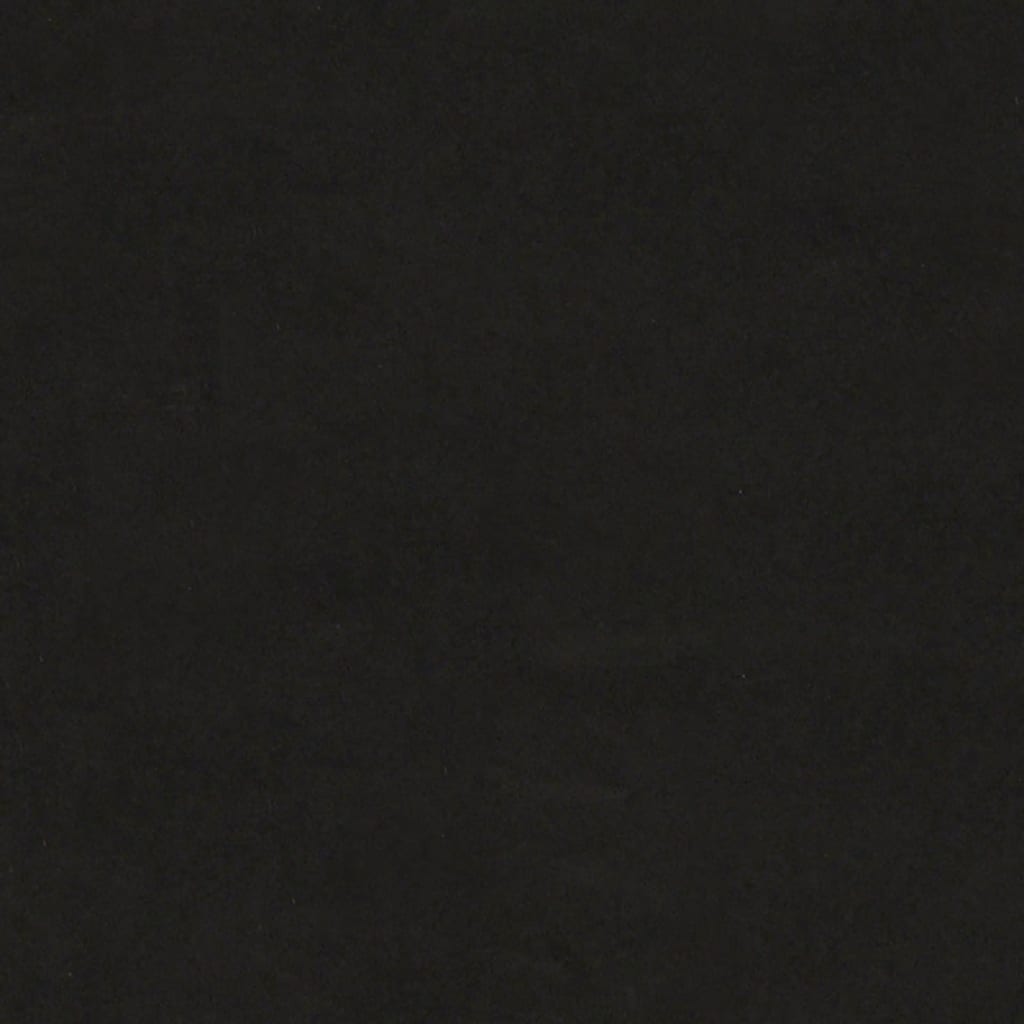 Sitzbank Schwarz 110x45x60 cm Samt