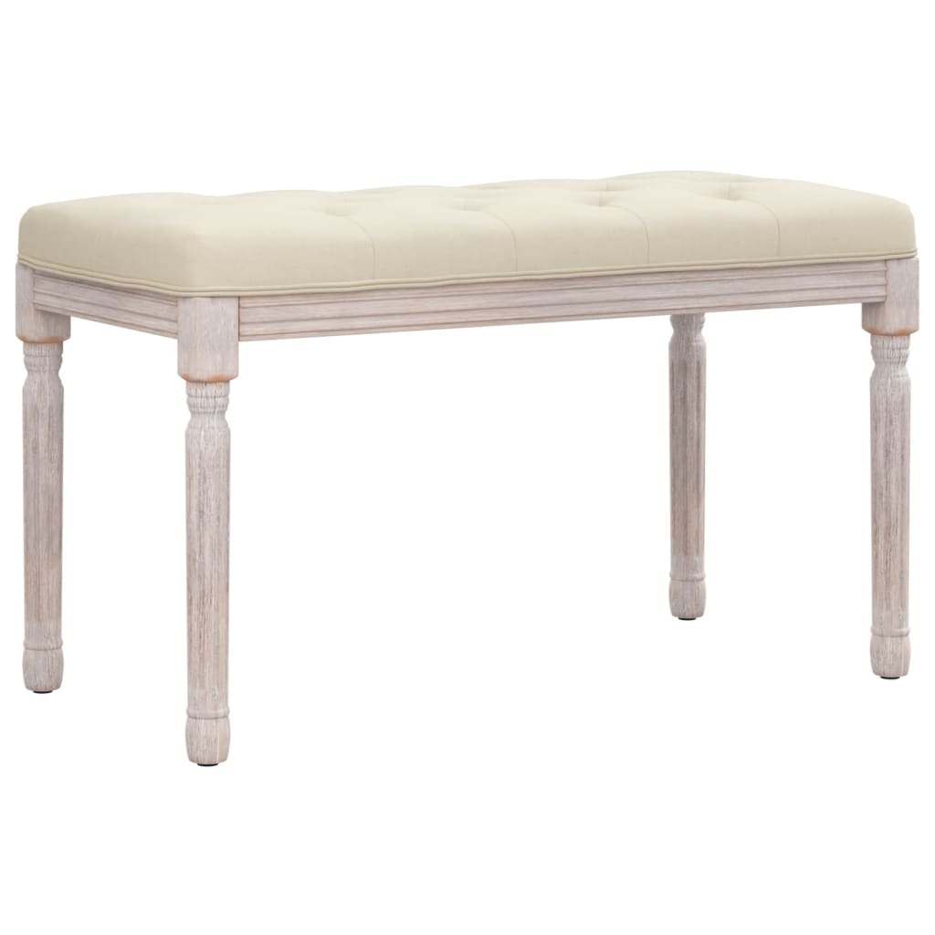 Sitzbank 80x40x49 cm Stoff