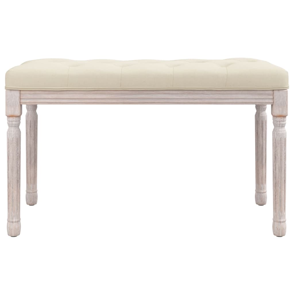 Sitzbank 80x40x49 cm Stoff