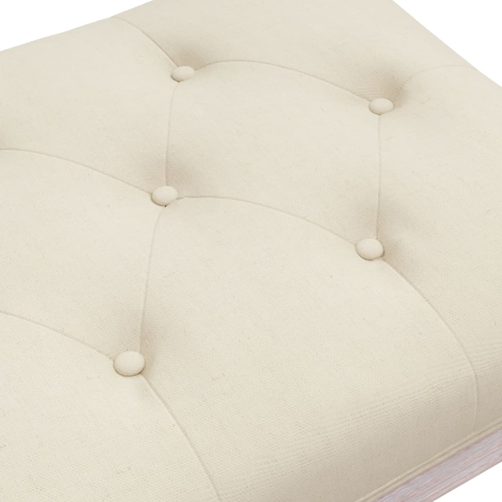 Sitzbank 80x40x49 cm Stoff