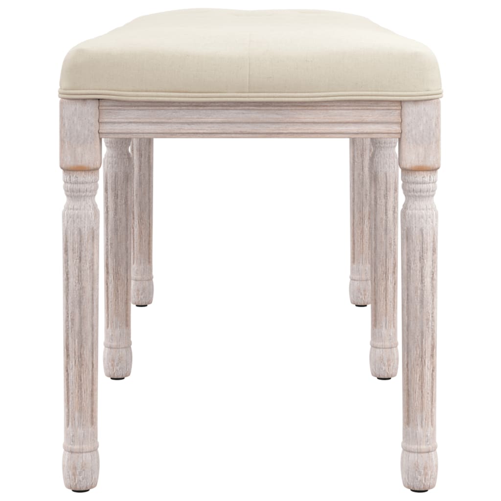 Sitzbank 110x40x49 cm Stoff