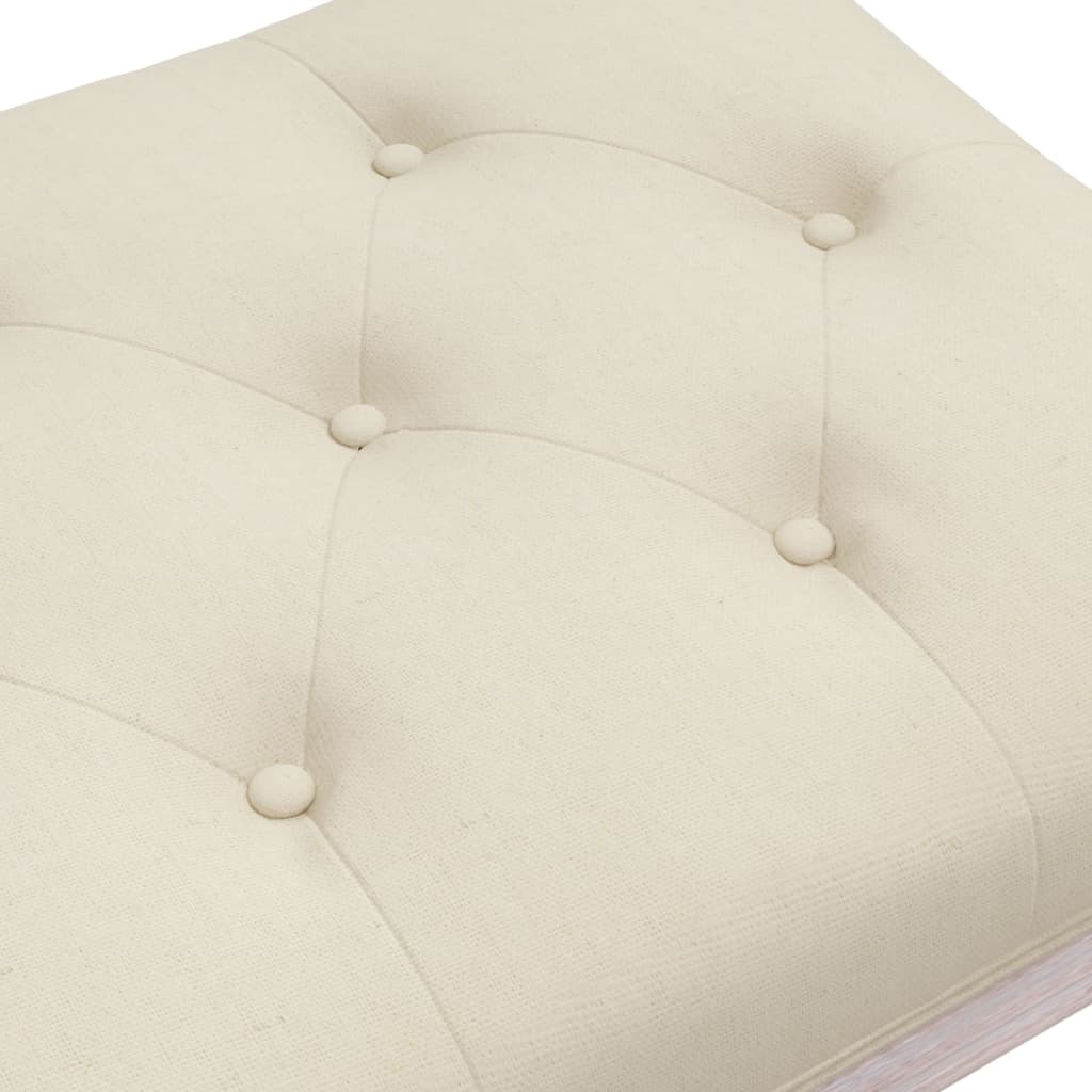 Sitzbank 110x40x49 cm Stoff