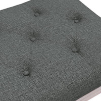 Thumbnail for Sitzbank Dunkelgrau 110x40x49 cm Stoff