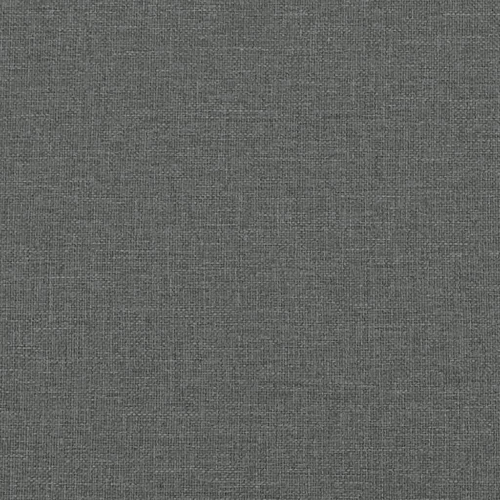 Sitzbank Dunkelgrau 110x40x49 cm Stoff