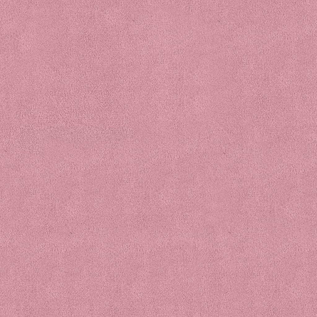 Sitzbank Rosa 110x40x49 cm Samt