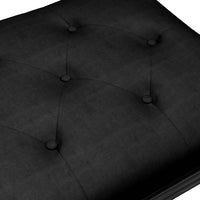 Thumbnail for Sitzbank Schwarz 110x40x49 cm Samt