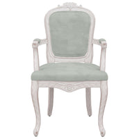 Thumbnail for Esszimmerstuhl Hellgrau 62x59,5x100,5 cm Samt