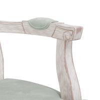 Thumbnail for Esszimmerstühle 2 Stk. Hellgrau 62x59,5x100,5 cm Samt