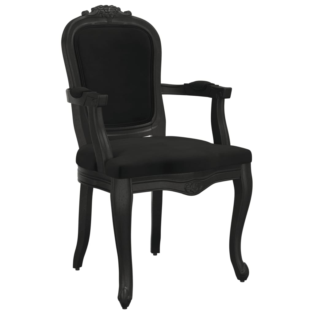 Esszimmerstühle 2 Stk. Schwarz 62x59,5x100,5 cm Samt