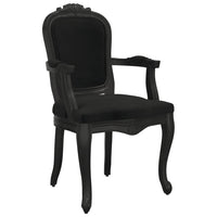 Thumbnail for Esszimmerstühle 2 Stk. Schwarz 62x59,5x100,5 cm Samt