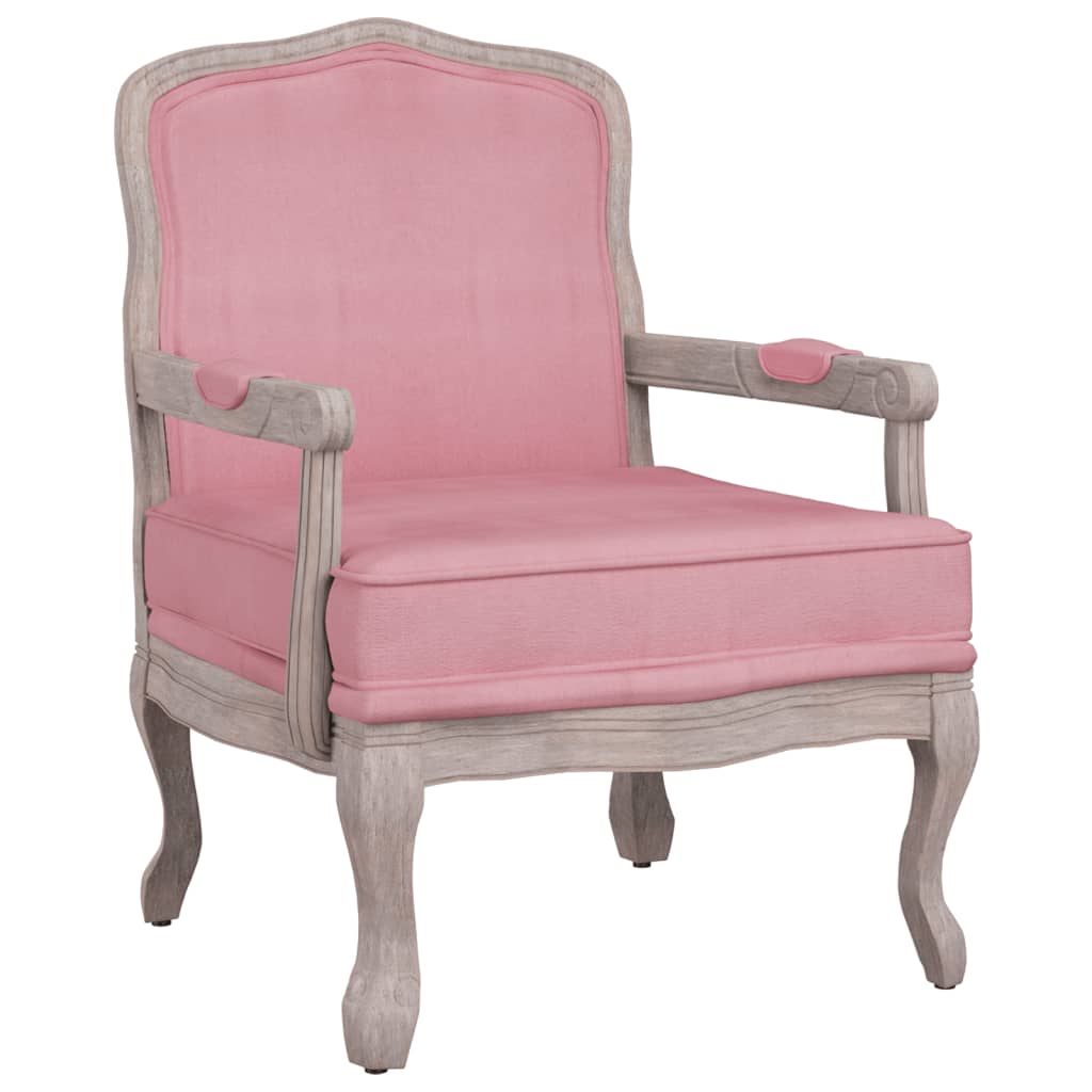 Sessel Rosa 64x64x90 cm Samt