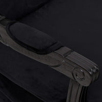 Thumbnail for Sessel Schwarz 64x64x90 cm Samt