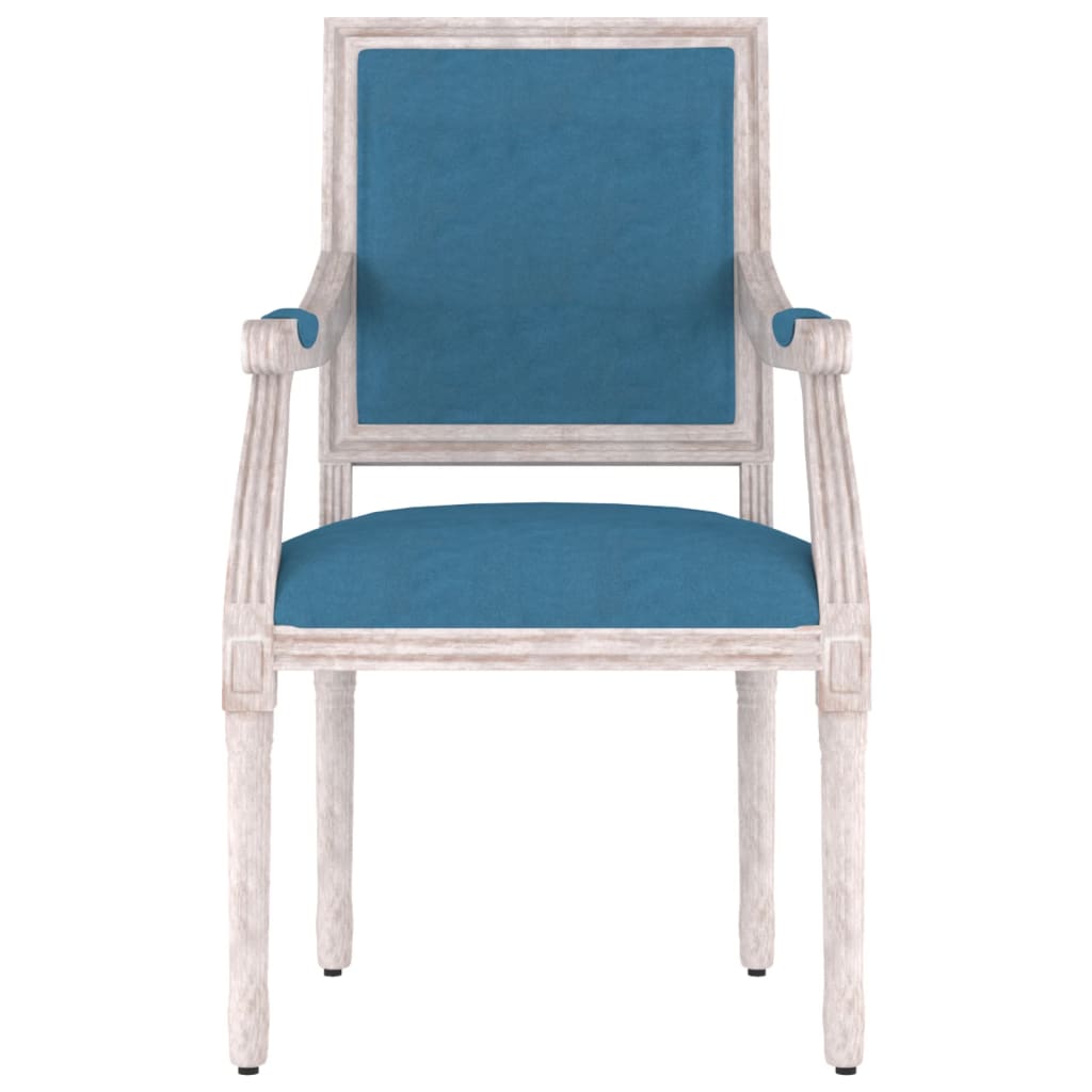 Sessel Blau 54x59x99 cm Samt