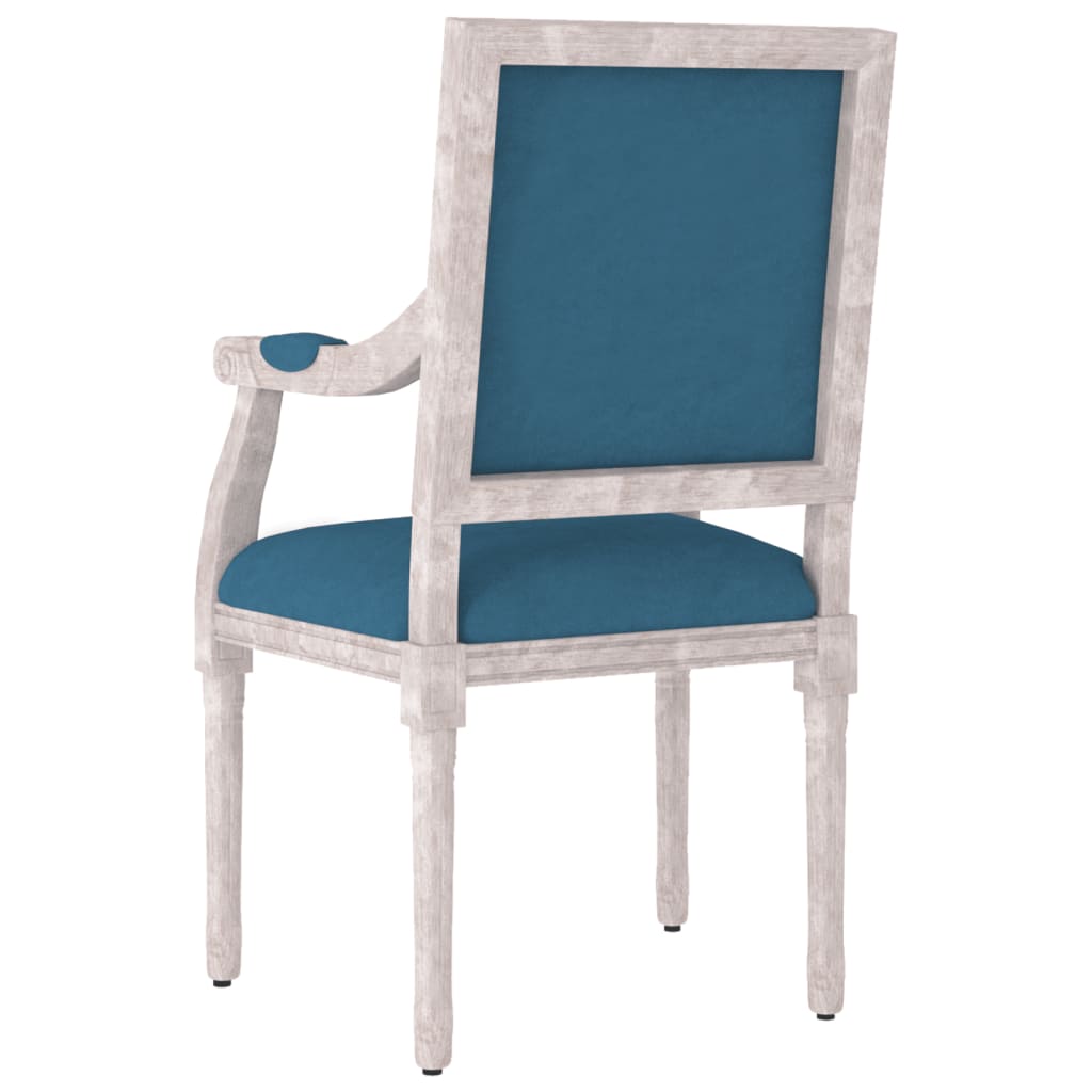 Sessel Blau 54x59x99 cm Samt