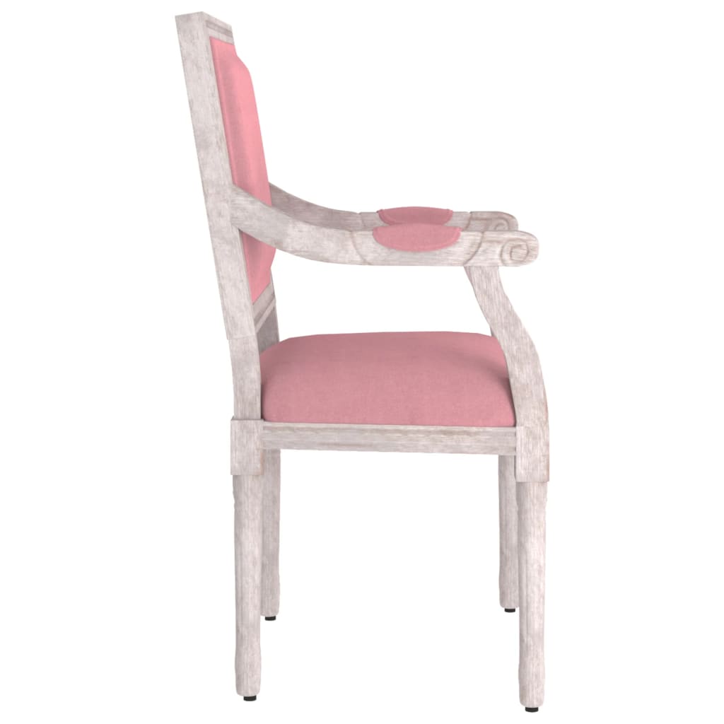 Sessel Rosa 54x59x99 cm Samt