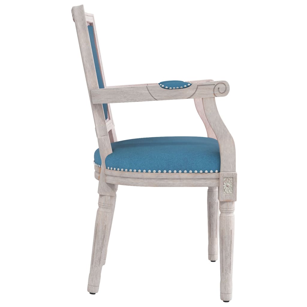 Esszimmerstuhl Blau Samt